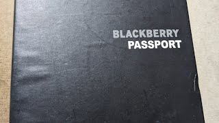 Blackberry passport unboxing 2024 [upl. by Sherfield]