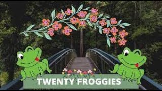 RHYME  Twenty froggies Educational video for kids [upl. by Sasha]