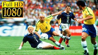 Brazil 21 Scotland World Cup 1998  Full highlight  1080p HD  Ronaldo  Rivaldo [upl. by Dunson223]