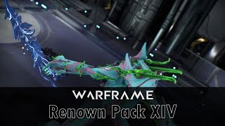 Warframe  Renown Pack XIV [upl. by Kostman563]