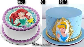 lisa or lena 💞Ariel vs Cinderella 💞 clothes cute stuff amp school supplies [upl. by Divan894]