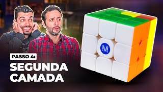 COMO montar um CUBO MÁGICO  Passo 4 Segunda camada [upl. by King]