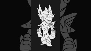 Robot Warrior in inkscape robot warrior digitalcharacter [upl. by Monie]