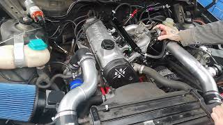 Volvo 940 B230 FT Engine Sound  Garrett Stock Turbo [upl. by Emolas]