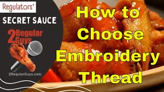 How to Choose Store and Manage Embroidery Thread – Essential Tips [upl. by Adnicaj]