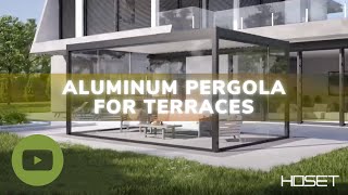 Aluminum pergola for terraces [upl. by Laurentia]