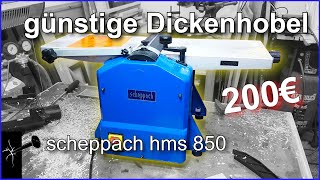 Dickenhobel Preview  sheppach hms 850 woodster  Ich hab ne Hobelmaschine D [upl. by Diann]