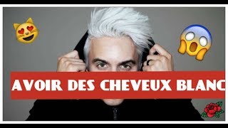 COMMENT AVOIR DES CHEVEUX BLANC   TUTO décoloration [upl. by Yelra]