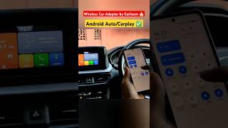 Wirless Android AutoCarplay by using Carlizem car adapter ✅  shorts carlizem [upl. by Watts239]