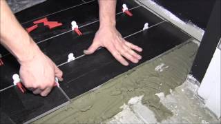 How to install 6x36 porcelain tiles with Perfect Level Master [upl. by Eyma681]