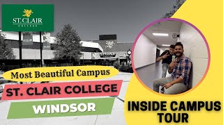 St Clair College Windsor Campus Inside Tour  Full Information  Must Watch 2022 [upl. by Ocer]