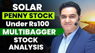 Best Penny Solar Stock under Rs100  Best Penny Stock  Solar Stocks to Buy Now realscalpervipul [upl. by Lelah]