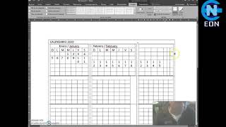 Calendario en Word [upl. by Aihseyk873]