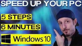 Fix Your Slow Computer  5 Easy Steps  Windows 10 2023 [upl. by Sivert469]