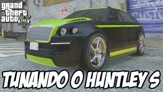 GTA V  Tunando o Enus Huntley S CARRO NOVO OSTENTAÇÃO [upl. by Cott]