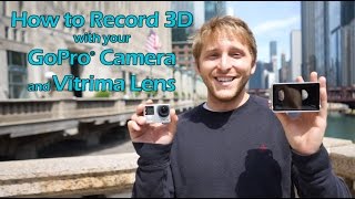 How to Record 3D with GoPro Camera and Vitrima Lens [upl. by Coral]