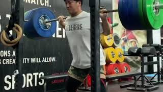 quotReal Life Son Gokuquot Toshiki Yamamoto Back Squats 220kg x 19 Reps  Weightlifting Motivation [upl. by Dowd726]