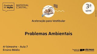 Aceleração para Vestibular  Aulas 7 e 8  Problemas ambientais Lista de exercícios I [upl. by Lumpkin]