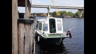 St Johns River FL 21day cruise COMPLETED PART 11 on a 1971 HOBO houseboat [upl. by Innep]