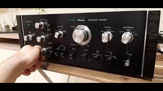 Sansui AU 9900  Integrated Stereo HiFi Power Amplifier  Demo Audio Test [upl. by Rellia559]