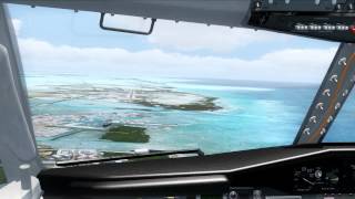 FSX Visual Landing  Key West  HD [upl. by Amekahs]