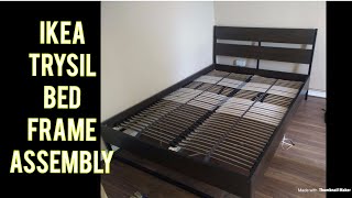 IKEA Trysil Bed Frame Assembly [upl. by Oeram]