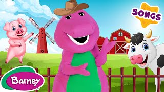 Barney  Old MacDonald  Live Action SONG [upl. by Sinnaoi323]