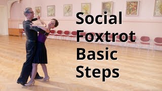 Social Foxtrot  Basic Steps for Beginners [upl. by Julio411]