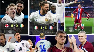 England 50 Ireland Kene Jude 2assists🔥Italy 13 France😱Israel 10 Belgium 😱😅Norway 50 Kaz Hala3⚽️ [upl. by Tera629]