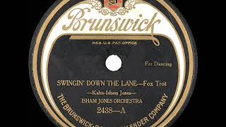 1923 Isham Jones  Swingin’ Down The Lane [upl. by Mcquillin]