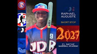 Raphael Augusto SS 2027 2028 Class From El Niche Baseball Academy Date video Nov12112024 [upl. by Sidhu959]