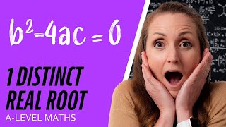 Repeated Roots of a Quadratic Equation what you need to know for great marks KS5 [upl. by Airdnazxela883]