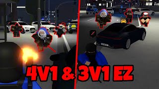 EPIC 4V1 amp 3V1 COPS 🥷Criminal Gameplay  Emergency Hamburg [upl. by Noramac]