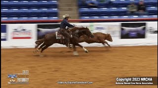 2023 NRCHA Snaffle Bit futurity Open Hackamore Finals Champion quotFancy Wasnt My Namequot [upl. by Yggam]