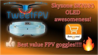 Skyzone Sky03O OLED FPV goggles 👍🔥😍 banggood13thanniversary [upl. by Nuzzi]