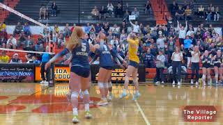 Archbold Regional Volleyball vs OttawaGlandorf [upl. by Dodd]