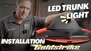 Goldstrike Trunk Light with Lightstrike Lighting Installation for 2021newer Honda Gold Wings [upl. by Chesnut]