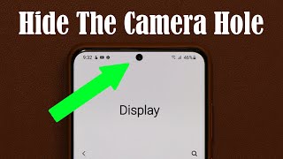 Samsung Galaxy S20 Ultra  How to Hide FRONT CAMERA Hole [upl. by Fenner398]