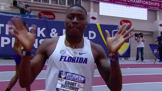 Grant Holloway Florida  2019 SEC Indoor Championships  Mens 60m Hurdles [upl. by Oech]