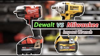 NEW Milwaukee 296020 Vs Dewalt DCF894 Impact Wrenches [upl. by Melvin717]