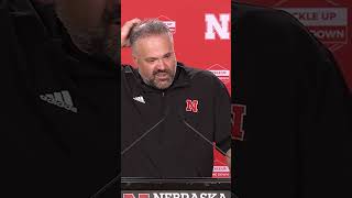 Nebraska coach Matt Rhule gets emotional after Wisconsin win [upl. by Ivon]