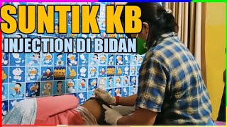 Suntik KB Injection Yang 1amp3bulan di dunia bidan [upl. by Hgielrebma]