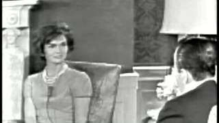 March 24 1961  New First Lady Jacqueline Kennedy interviewed by Sander Vanocur [upl. by Seravat]