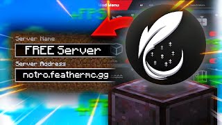 Host a FREE Minecraft Server Using Feather Client [upl. by Ewen]