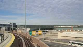 PC252042  AirTrain JFK T4 to T5  WED DEC 25 2013 [upl. by Yeznil]