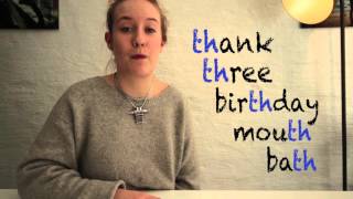 British English pronunciation th sounds [upl. by Cheatham60]