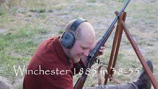 Winchester 1885 High Wall at 1000 yards [upl. by Kos]