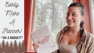 How To Make Your Own PERSONALIZED Planner  Free  Low Cost And EASY [upl. by Caterina668]