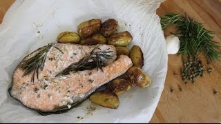 SALMONE AL CARTOCCIO  Buono Facile Veloce [upl. by Israel]