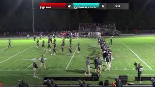 SWV Varsity Football vs Earlham [upl. by Ettesyl]